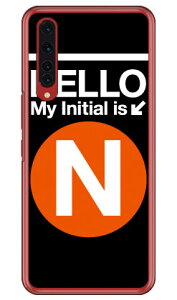 Cf LTD サブウェイイニシャル N オレンジ (クリア) Rakuten BIG ZR01 楽天モバイル Coverfull スマホケース ハードケース zr01 ケース zr01 カバー 楽天モバイル ケース カバー スマホケース スマホカバ