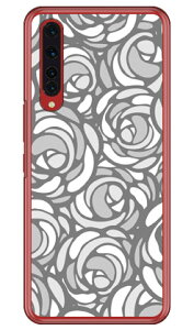 ローズポップ パステルグレー (クリア) Rakuten BIG ZR01 楽天モバイル YESNO 受注生産 スマホケース ハードケース zr01 ケース zr01 カバー 楽天モバイル ケース カバー スマホケース スマホカバー