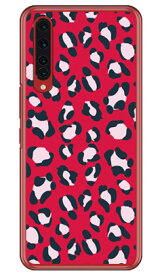 Leopard レッド （クリア） design by ROTM Rakuten BIG ZR01 楽天モバイル SECOND SKIN スマホケース ハードケース zr01 ケース zr01 カバー 楽天モバイル ケース カバー スマホケース スマホカバー かわいい クール 人気 便利 送料無料