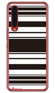 Moisture Stripe ブラックホワイト (クリア) design by Moisture Rakuten BIG ZR01 楽天モバイル SECOND SKIN ハードケース zr01 ケース zr01 カバー 楽天モバイル ケース カバー スマホケース スマホカバー かわ