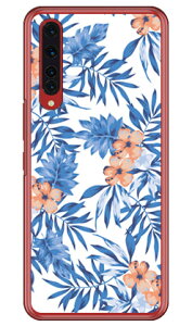 リゾートフラワー ホワイト (クリア) Rakuten BIG ZR01 楽天モバイル SECOND SKIN 受注生産 スマホケース ハードケース zr01 ケース zr01 カバー 楽天モバイル ケース カバー スマホケース スマホカバ
