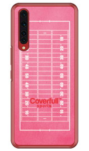 アメフトコート ピンク (クリア) Rakuten BIG ZR01 楽天モバイル Coverfull 平面 受注生産 スマホケース ハードケース zr01 ケース zr01 カバー 楽天モバイル ケース カバー スマホケース スマホカバ