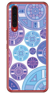 パープル ディスク パターン (クリア) Rakuten BIG ZR01 楽天モバイル Coverfull 受注生産 スマホケース ハードケース zr01 ケース zr01 カバー 楽天モバイル ケース カバー スマホケース スマホカバ