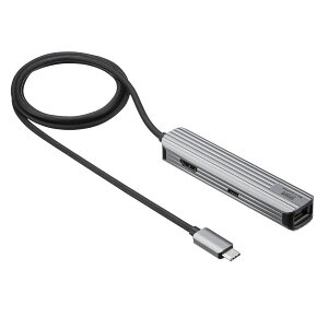 SANWA SUPPLYiTTvCj USB Type-C}`ϊA_v^iHDMI+LANtj USB-3TCHLP7S-1