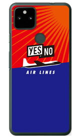 YESNO AIR LINES レッド×ブルー （クリア） Google Pixel 5a （5G） SoftBank YESNO google pixel 5a 5G ケース google pixel 5a 5G カバー グーグルピクセル5a5Gケース グーグルピクセル5a5Gカバー pixel5a5gケース pixel5a5gカバー 送料無料