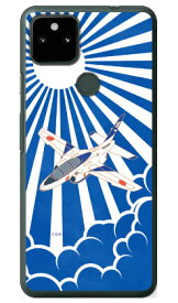 SAPエアプレインシリーズ T-4ブルーインパルス 白旭日 （クリア） Google Pixel 5a （5G） SoftBank Coverfull google pixel 5a 5G ケース google pixel 5a 5G カバー グーグルピクセル5a5Gケース グーグルピクセル5a5Gカバー pixel5a5gケース 送料無料