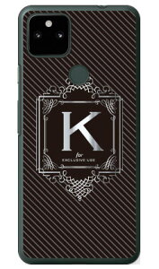 Cf LTD ���O�W���A���[�C�j�V���� K �V���o�[�O���[ �i�N���A�j Google Pixel 5a �i5G�j SoftBank Coverfull google pixel 5a 5G �P�[�X google pixel 5a 5G �J�o�[ �O�[�O���s�N�Z��5a5G�P�[�X �O�[�O���s�N�Z��5a5G�J