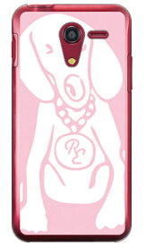 Dog ピンク×ホワイト design by ROTM （クリア） DIGNO F・DIGNO E 503KC SoftBank SECOND SKIN 503kcケース 503kcカバー digno f 503kc ケース digno f 503kc カバー digno e 503kc ケース digno e 503kc カバー ディグノc ケース 送料無料
