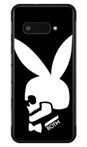 Bunny bone �u���b�N DIGNO BX3 (A401KC A402KC A403KC) DIGNO SX4 (KC-S305 KC-S205) (�\�t�gTPU) SECOND SKIN �P�[�X �J�o�[ �X�}�z�P�[�X �������� �ϏՌ� �v�����g �ی� �Ռ��z��