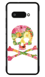 Flower skull �z���C�g DIGNO BX3 (A401KC A402KC A403KC) DIGNO SX4 (KC-S305 KC-S205) (�\�t�gTPU) SECOND SKIN �P�[�X �J�o�[ �X�}�z�P�[�X �������� �ϏՌ� �v�����g �ی� �Ռ��z��