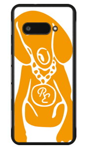 Dog �z���C�g×�I�����W design by ROTM DIGNO BX3 (A401KC A402KC A403KC) DIGNO SX4 (KC-S305 KC-S205) (�\�t�gTPU) SECOND SKIN �P�[�X �J�o�[ �X�}�z�P�[�X �������� �ϏՌ� �v�����g �ی� �Ռ��z��