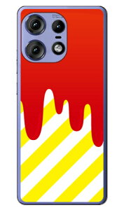 DRIP ���b�h �C�G���[motorola edge 50s pro A402MO / motorola edge 50 pro XT2403 (�\�t�gTPU) SECOND SKIN �P�[�X �J�o�[ �X�}�z�P�[�X �������� �ϏՌ� �v�����g �ی� �Ռ�