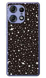 SPACE �u���b�Nmotorola edge 50s pro A402MO / motorola edge 50 pro XT2403 (�\�t�gTPU) SECOND SKIN �P�[�X �J�o�[ �X�}�z�P�[�X �������� �ϏՌ� �v�����g �ی� �Ռ��z��