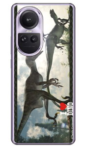 Dinosaur Design �����f�U�C���V���[�Y �u�f�C�m�j�N�X�ƃe�m���g�T�E���X�v (�N���A) OPPO Reno10 Pro 5G A302OP CPH2541 ���� �{�� �ی� �n�[�h�P�[�X �X�}�z�J�o�[�@��������