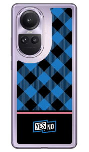 �u���b�N�`�F�b�N �u���[ OPPO Reno10 Pro 5G A302OP CPH2541 (�\�t�gTPU) YESNO �P�[�X �J�o�[ �X�}�z�P�[�X �������� �ϏՌ� �v�����g �ی� �Ռ��z��