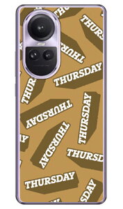 THURSDAY �u���E�� (�N���A) OPPO Reno10 Pro 5G A302OP CPH2541 Coverfull �{�� �ی� �n�[�h�P�[�X �X�}�z�J�o�[�@��������