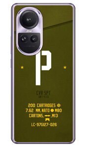Cf LTD �~���^���[ �C�j�V���� �A���t�@�x�b�g P �J�[�L (�N���A) OPPO Reno10 Pro 5G A302OP CPH2541 Coverfull �{�� �ی� �n�[�h�P�[�X �X�}�z�J�o�[�@��������