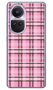 �J���g���[�^�[�^���`�F�b�N �s���N×�u���E�� (�N���A) OPPO Reno10 Pro 5G A302OP CPH2541 SECOND SKIN �{�� �ی� �n�[�h�P�[�X �X�}�z�J�o�[�@��������
