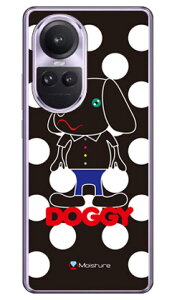 Doggy �z���C�g�h�b�g (�N���A) design by Moisture OPPO Reno10 Pro 5G A302OP CPH2541 SECOND SKIN �{�� �ی� �n�[�h�P�[�X �X�}�z�J�o�[�@��������