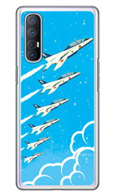 SAPエアプレインシリーズ T-4ブルーインパルス 空 （クリア） fot OPPO Reno3 5G A001OP SoftBank Coverfull oppo reno3 5g oppo reno3 5g ケース oppo reno3 5g oppo reno3 5g カバー reno3 5g ケース reno3 5g カバー reno3 5gケース reno3 送料無料