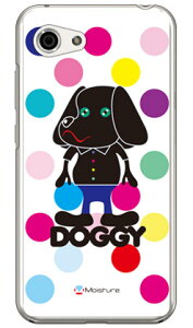 Doggy �}���`�J���[�h�b�g �i�N���A�j design by Moisture AQUOS R compact 701SH�ESHV41�ESH-M06 SoftBank�Eau�Edocomo SECOND SKIN aquos r compact �P�[�X aquos r compact �J�o�[ 701sh shv41 sh-m06 �P�[�X 701sh shv41 sh-m06 ��������