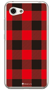 Buffalo check ���b�h �i�N���A�j design by Moisture AQUOS R compact 701SH�ESHV41�ESH-M06 SoftBank�Eau�Edocomo SECOND SKIN aquos r compact �P�[�X aquos r compact �J�o�[ 701sh shv41 sh-m06 �P�[�X 701sh shv41 sh-m06 ��������