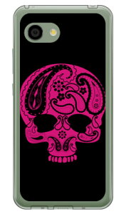 Paisley skull �u���b�N �i�\�t�gTPU�N���A�j design by ROTM AQUOS R2 Compact 803SH�ESH-M09 SoftBank�EMVNO�X�}�z�iSIM�t���[�[���j SECOND SKIN aquos r2 compact �P�[�X aquos r2 compact �J�o�[ �P�[�X �J�o�[ aquos r2 compact 