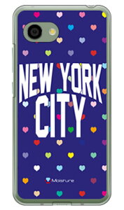 NYC �}���`�n�[�g�h�b�g�l�C�r�[ �i�N���A�j design by Moisture AQUOS R2 Compact 803SH�ESH-M09 SoftBank�EMVNO�X�}�z�iSIM�t���[�[���j SECOND SKIN aquos r2 compact �P�[�X aquos r2 compact �J�o�[ �P�[�X �J�o�[ aquos r2 c