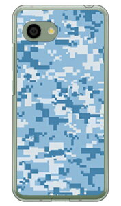 DIGITAL camouflage �u���[ �i�N���A�j design by Moisture AQUOS R2 Compact 803SH�ESH-M09 SoftBank�EMVNO�X�}�z�iSIM�t���[�[���j SECOND SKIN aquos r2 compact �P�[�X aquos r2 compact �J�o�[ �P�[�X �J�o�[ aquos r2 compact ����