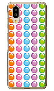 Cf LTD カラフルチョコ 大 (クリア) シンプルスマホ6 A201SH SoftBank・au SHG12 BASIO active2・au SHG09 BASIO active ソフトバンク シャープ カバー a201shケース a201shカバー シンプルスマホ6 ケース シン