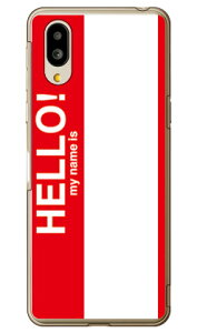 Hello my name is ���b�h �i�N���A�j �V���v���X�}�z6 A201SH�EBASIO active SHG09 SoftBank�Eau SECOND SKIN�\�t�g�o���N �V���[�v a201sh �P�[�X a201sh �J�o�[ a201sh�P�[�X a201sh�J�o�[ �V���v���X�}�z6 �P�[�X �V��