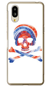 Psychedelic skull �u���[×���b�h �i�N���A�j design by ROTM �V���v���X�}�z6 A201SH�EBASIO active SHG09 SoftBank�Eau SECOND SKIN�\�t�g�o���N �V���[�v a201sh �P�[�X a201sh �J�o�[ a201sh�P�[�X a201sh�J�o�[ �V���v��
