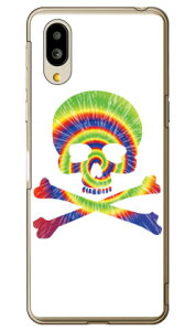 Psychedelic skull �O���[��×�C�G���[ �i�N���A�j design by ROTM �V���v���X�}�z6 A201SH�EBASIO active SHG09 SoftBank�Eau SECOND SKIN�\�t�g�o���N �V���[�v a201sh �P�[�X a201sh �J�o�[ a201sh�P�[�X a201sh�J�o�[ �V��