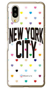 NYC �}���`�n�[�g�h�b�g�z���C�g �i�N���A�j design by Moisture �V���v���X�}�z6 A201SH�EBASIO active SHG09 SoftBank�Eau SECOND SKIN�\�t�g�o���N �V���[�v a201sh �P�[�X a201sh �J�o�[ a201sh�P�[�X a201sh�J�o�[ �V