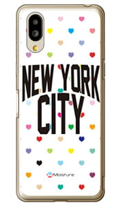 NYC �}���`�n�[�g�h�b�g�z���C�g �i�\�t�gTPU�N���A�j design by Moisture �V���v���X�}�z6 A201SH�EBASIO active SHG09 SoftBank�Eau SECOND SKIN�\�t�g�o���N �V���[�v a201sh �P�[�X a201sh �J�o�[ a201sh�P�[�X a201sh