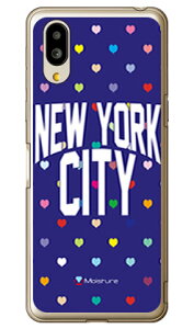 NYC �}���`�n�[�g�h�b�g�l�C�r�[ �i�\�t�gTPU�N���A�j design by Moisture �V���v���X�}�z6 A201SH�EBASIO active SHG09 SoftBank�Eau SECOND SKIN�\�t�g�o���N �V���[�v a201sh �P�[�X a201sh �J�o�[ a201sh�P�[�X a201sh