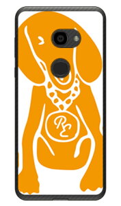 Dog �z���C�g×�I�����W design by ROTM �i�N���A�j AQUOS zero 801SH�ESH-M10 SoftBank�EMVNO�X�}�z�iSIM�t���[�[���j SECOND SKIN �X�}�z�P�[�X �n�[�h�P�[�X 801sh �P�[�X 801sh aquos zero 801sh �P�[�X aquos zero 801sh ��