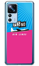 YESNO AIR LINES サックスブルー×ピンク （ソフトケース） Xiaomi 12T Pro A201XM YESNO xiaomi 12t pro ケース xiaomi 12t pro フィルム スマホ xiaomi 12t pro 本体 保護 xiaomi 12t pro カバー xiaomi 12t pro simフリー xiaomi 12t pro スマホケース 送料無料★