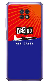 YESNO AIR LINES レッド×ブルー （クリア） Redmi Note 9T A001XM SoftBank YESNO redmi note 9t a001xm ケース redmi note 9t a001xm カバー redmi note 9t a001xm ケース redmi note 9t a001xm カバー レッドミーノート9T シリーズ 送料無料