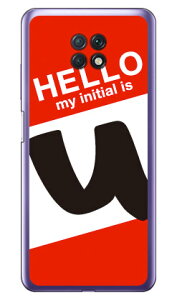 Cf LTD �n���[�C�j�V���� U ���b�h �i�N���A�j Redmi Note 9T A001XM SoftBank Coverfull redmi note 9t a001xm �P�[�X redmi note 9t a001xm �J�o�[ redmi note 9t a001xm �P�[�X redmi note 9t a001xm �J�o�[ ���b�h�~�[�m�[�g9T �V