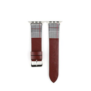 ���݌Ɍ��������Apple Watch �A�b�v���E�H�b�` 4�F Houndstooth Contrast real leather belt �n�E���Y�g�D�[�X �R���g���X ���A�� ���U�[ �x���g �璹�i�q �`�F�b�N ���� �{�v �A�b�v���E�H�b�`�X�g���b�v 
