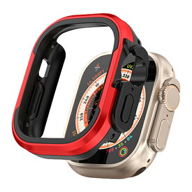 アップルウォッチウルトラ ケース アップルウォッチウルトラ カバー Apple Watch 49mm ケース Apple Watch Ultra 49mm カバー アップルウォッチ Ultra 49mm ケース アップルウォッチ Ultra 49mm カバー アルミニウム合金 TPU 二重構造 高品質 送料無料