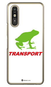 TRANSPORT FROG �z���C�g×���b�h (�N���A) design by Moisture �炭�炭�X�}�[�g�t�H�� a (A401FC) / �炭�炭�X�}�[�g�t�H�� Lite (MR01) SECOND SKIN �{�� �ی� �n�[�h�P�[�X �X�}�z�J�o�[�@��������