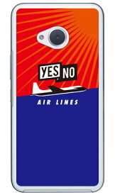 YESNO AIR LINES レッド×ブルー （クリア） Android One X2・HTC U11 life Y!mobile・MVNOスマホ（SIMフリー端末） YESNO android one x2 ケース android one x2 カバー アンドロイドワンx2ケース アンドロイドワンx2カバー 送料無料