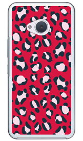 Leopard レッド （クリア） design by ROTM Android One X2・HTC U11 life Y!mobile・MVNOスマホ（SIMフリー端末） SECOND SKIN android one x2 ケース android one x2 カバー アンドロイドワンx2ケース アンドロイドワンx2カバー 送料無料