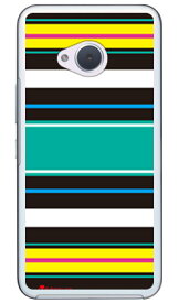 Moisture Stripe ブラック （クリア） design by Moisture Android One X2・HTC U11 life Y!mobile・MVNOスマホ（SIMフリー端末） SECOND SKIN android one x2 ケース android one x2 カバー アンドロイドワンx2ケース 送料無料