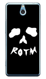 Face bone ブラック （クリア） design by ROTM かんたんスマホ 705KC Y!mobile SECOND SKIN かんたんスマホ 705kcケース 705kcカバー かんたんスマホ ケース かんたんスマホ カバー 705kcケース 705kcカバー かんたんスマホ ケース 送料無料