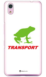 TRANSPORT FROG �z���C�g×���b�h �i�N���A�j design by Moisture Android One S4�EDIGNO J 704KC Y!mobile�ESoftBank SECOND SKIN android one s4 �P�[�X android one s4 �J�o�[ �A���h���C�h����s4�P�[�X �A���h���C�h����s4�J�o