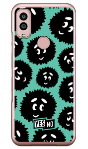 ブライトくん エメラルド (クリア) Android One S10 Y!mobile YESNO イエスノー 平面 受注生産 スマホケースandroid one s10 ケース android one s10 カバー アンドロイドワンs10ケース アンドロイドワンs10カ