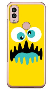 ワンダーモンスター イエロー (クリア) Android One S10 Y!mobile YESNO イエスノー 平面 受注生産 スマホケースandroid one s10 ケース android one s10 カバー アンドロイドワンs10ケース アンドロイドワンs